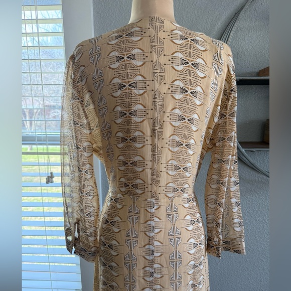 Lolita Jaca St. Barth Ibiza Silk Chiffon Long Dress Size Small - Picture 6 of 8